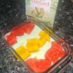 Banana custard A picture of Banana custard.