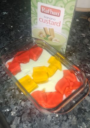 A picture of Banana custard.