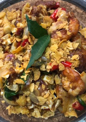 Foto resep Udang Saus Telur Asin ala Mak Kalun