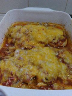 Una foto de Pizza de pechuga (según fb)