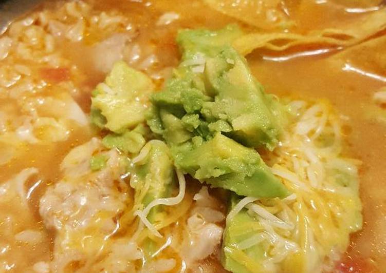 Step-by-Step Guide to Prepare Favorite Chicken tortilla soup