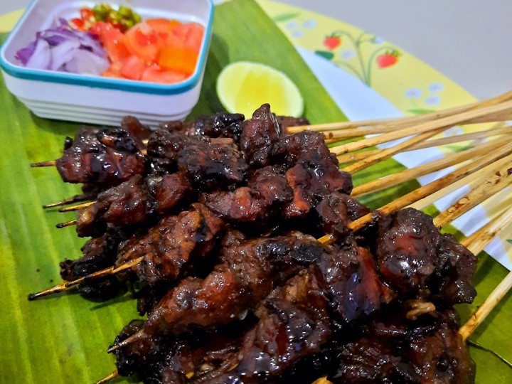 Langkah Mudah untuk Menyiapkan Sate daging khas Idul Adha Anti Gagal