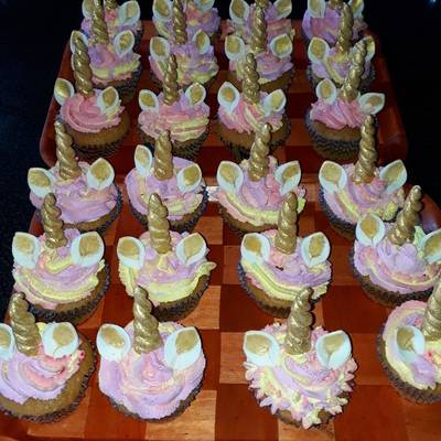 Featured image of post Fotos De Cupcakes De Unicornio - Cupcakes decorados con motivos de unicornio, hecho en masa elastica (orejas y cuerno) y glasé de colores para el pelo del unicornio.