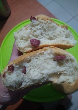 Una foto de Pancitos con salame!