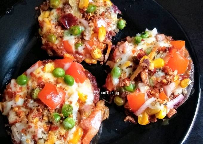 Recipe of Mario Batali Ragi Millet Mini Pizza| No Yeast| No Oven