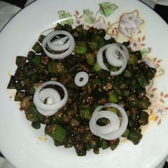 A picture of Fry bhindi.