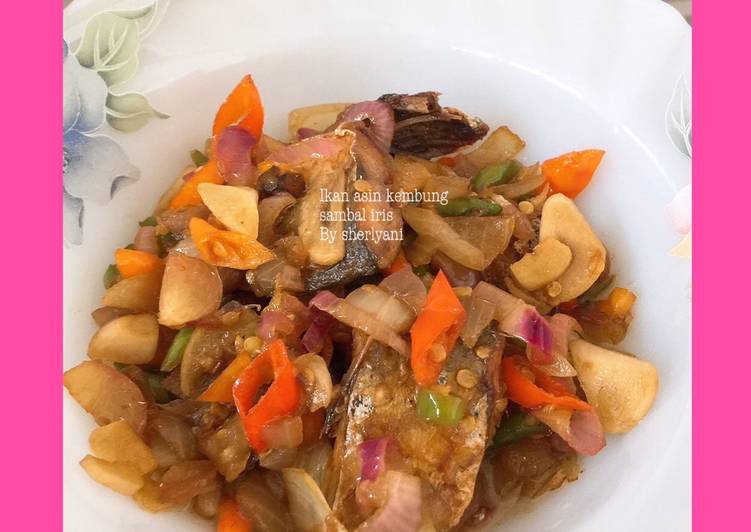 Ikan asin kembung Sambel iris ๐ถ