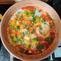 A picture of Shakshuka.