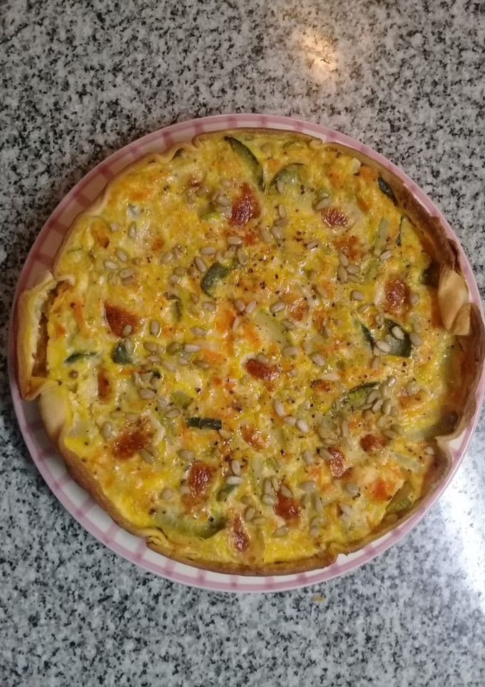 Una foto de Tarta de verduras! Saludable