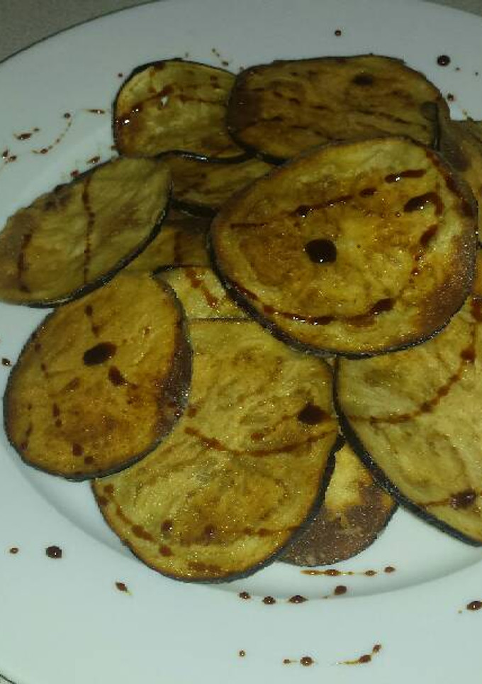 Una foto de Berenjenas fritas con miel de caña