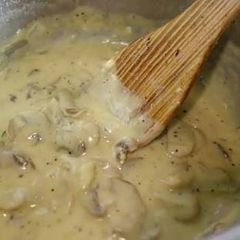 Mushroom sauce A picture of Mushroom sauce.