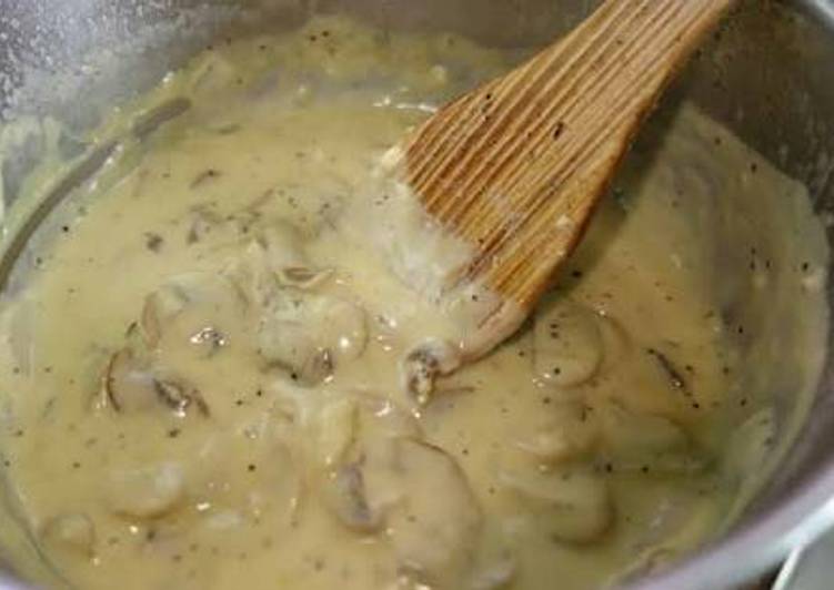 Steps to Prepare Quick Mushroom sauce
