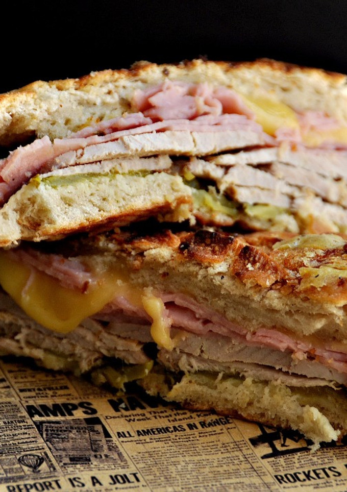 Una foto de Sándwich cubano