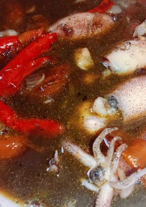Foto resep Cumi masak kuah simple