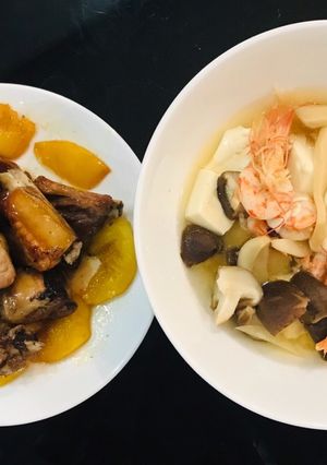 Hình của món Sườn xào chua ngọt.