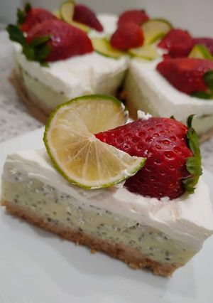 Zdjęcie przepisu Torcik limonkowy.