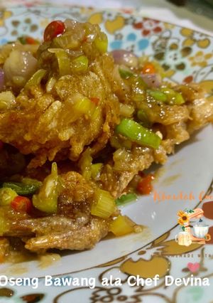Foto resep Sayap Ayam Goreng Oseng Bawang ala Chef Devina