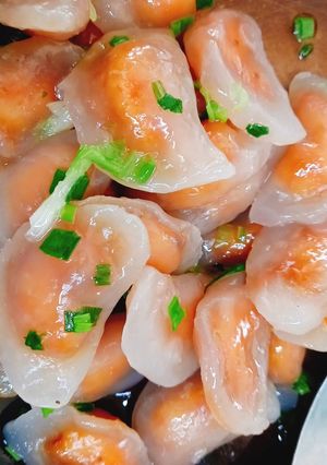 Hình của món Bánh bột lọc nhân tôm.