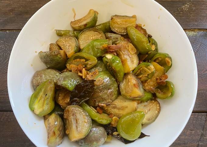 Resep Tumis Terong Gendot Tauco Oleh Kristina Heryawati Cookpad