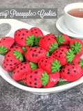 Strawberry pineapple cookies