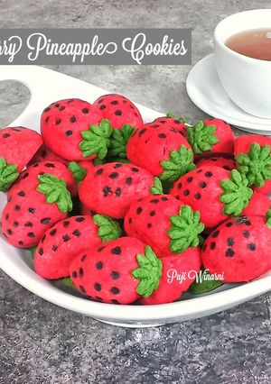Foto resep Strawberry pineapple cookies