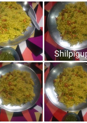 मिक्स वेज मटर पुलाव (mix veg matar pulao recipe in Hindi) रेसिपी मुख्य फोटो