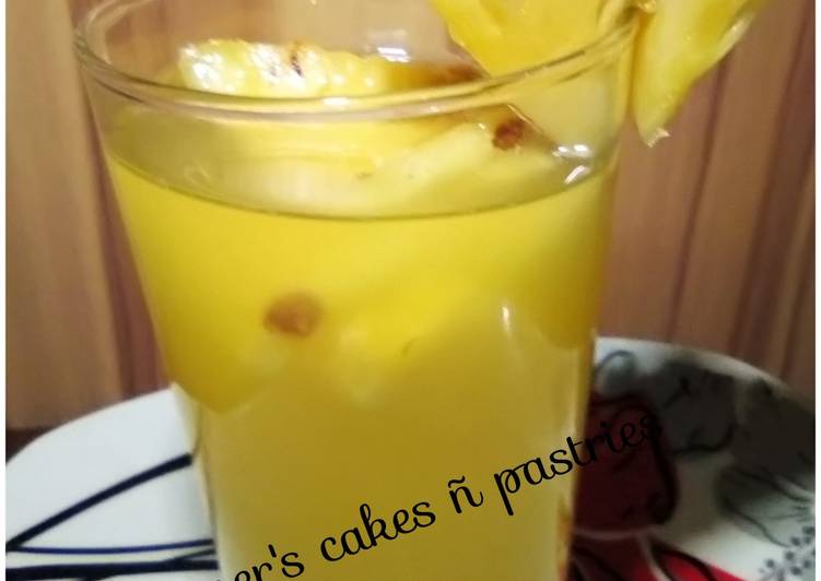 Step-by-Step Guide to Prepare Quick Pineapple juice