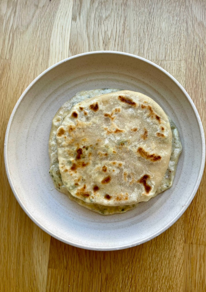 Una foto de Parathas de queso feta