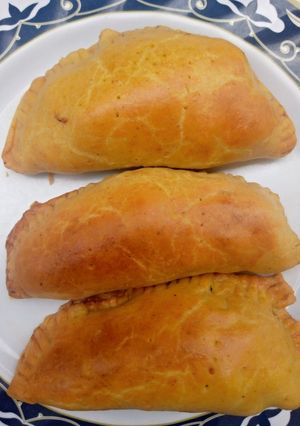 A picture of Baked meat pie.