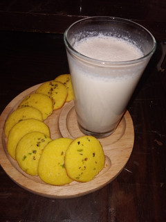 عکسی از دستور میلک شیک موز ونارگیل