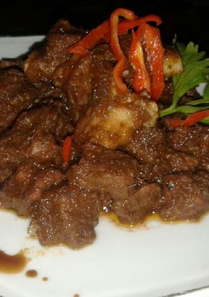 Foto resep Kecap Daging Kerbau..Toraja