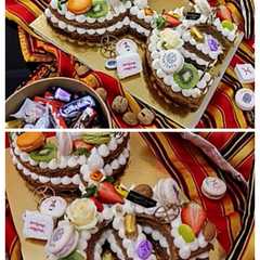 كيكة بديكور زاد امازيغان-レシピのメイン写真