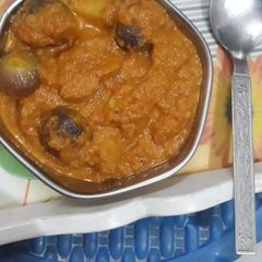 A picture of Gravy wali aloo pyaz ki sabzi.