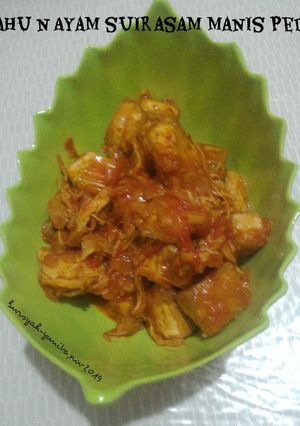 Foto resep Tahu n Ayam Suir Asam Manis Pedas