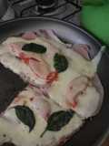 Tortilla de zapallito caprese