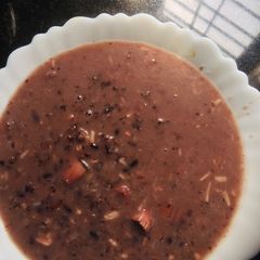 Black kavuni rice kanjee A picture of Black kavuni rice kanjee.
