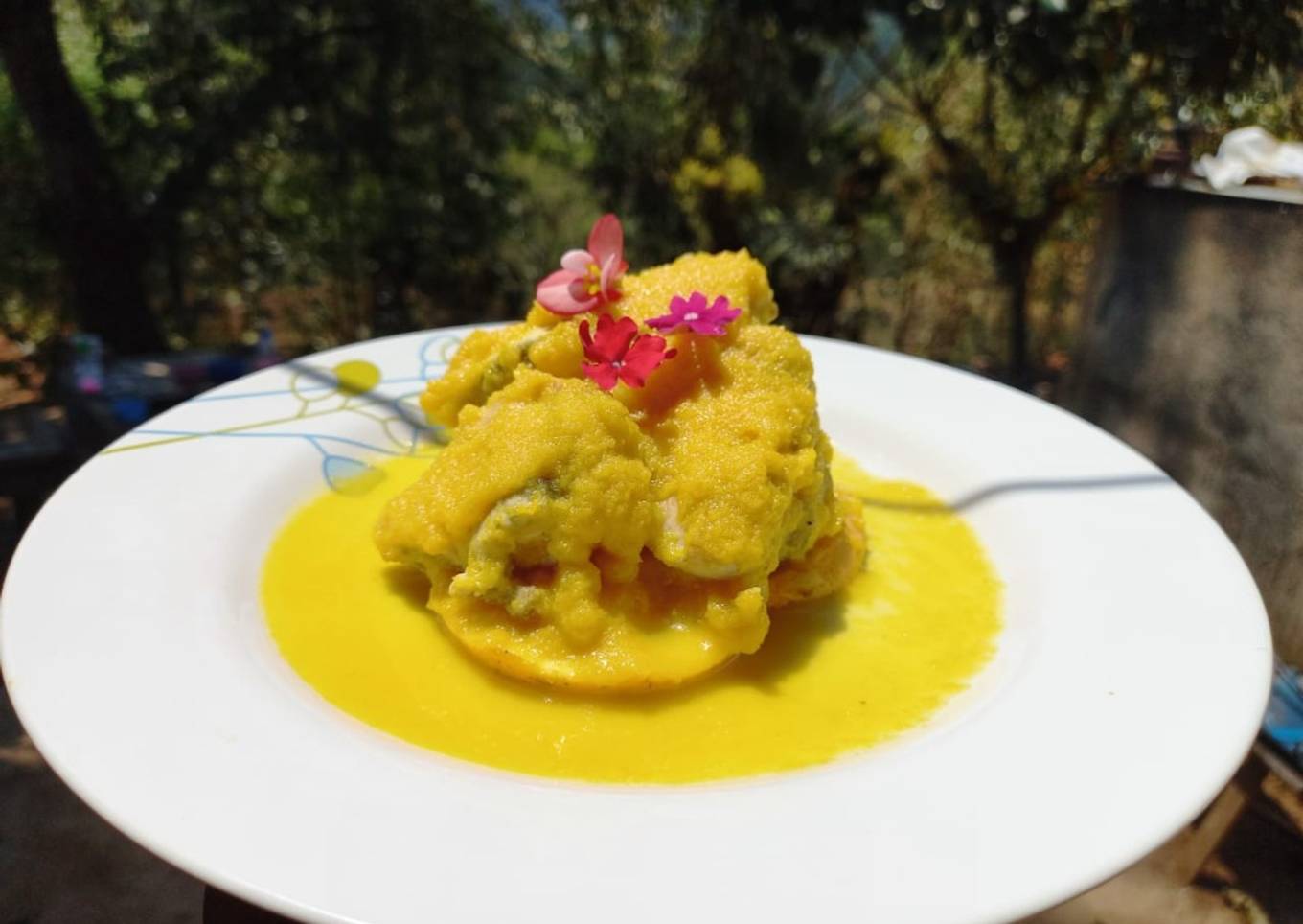 Pechuga de pollo a la naranja