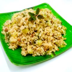 Broken Wheat Upma - Dalia Upma A picture of Broken Wheat Upma - Dalia Upma.