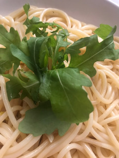 Una foto de Pasta all'aglio
