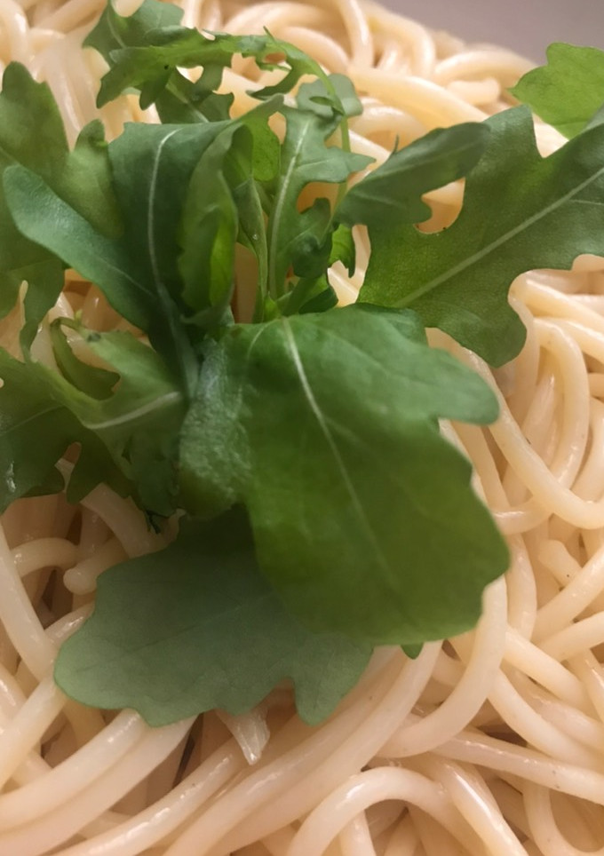 Una foto de Pasta all'aglio