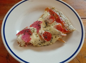 Una foto de Pizza Casera Sin Gluten y Sin Horno