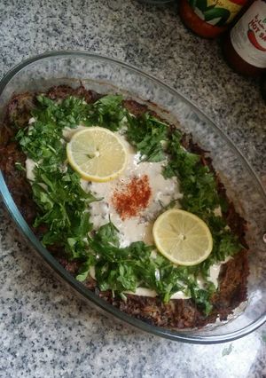صورة لوصفة كفتة بالطحينية