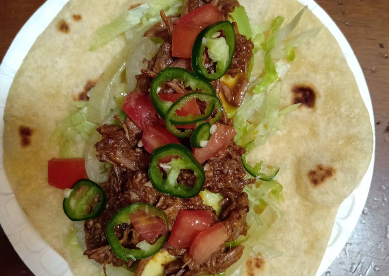 Shredded Beef Taco