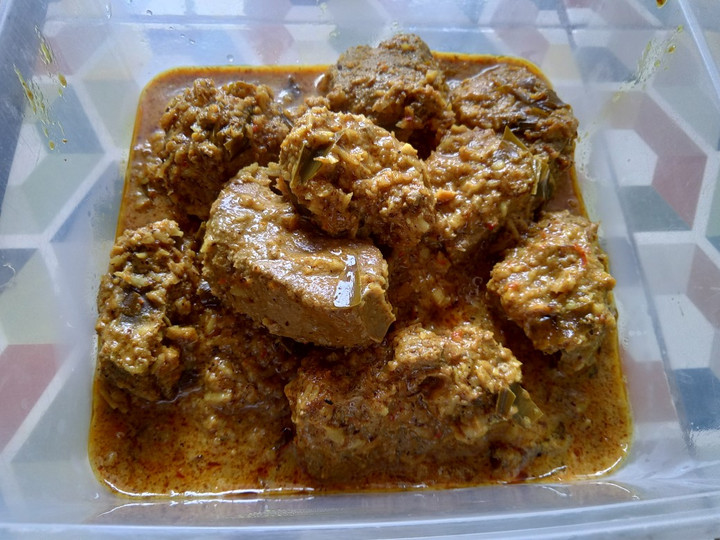 Standar Resep bikin Rendang Hati Sapi  spesial