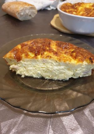 Sonkás sajtos quiche recept fotója