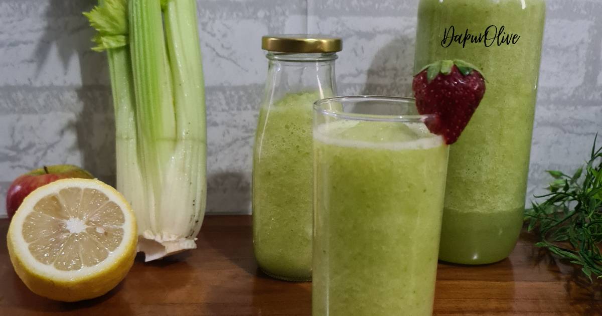 How To Make Fresh Celeryt Juice With Milk Typical Of Gowa City