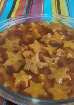 Una foto de Postre de Carambola (postre de Brasil)