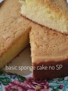 Foto resep Basic Sponge Cake no SP