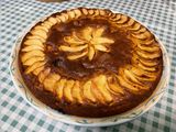 Gâteau moelleux aux pommes caramélisées, ricotta Cannelle et citron vert