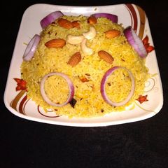 A picture of Dry fruits rice.